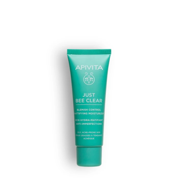 Apivita Just Bee Clear - Crema Idratante Opacizzante Anti-Imperfezioni 40ml