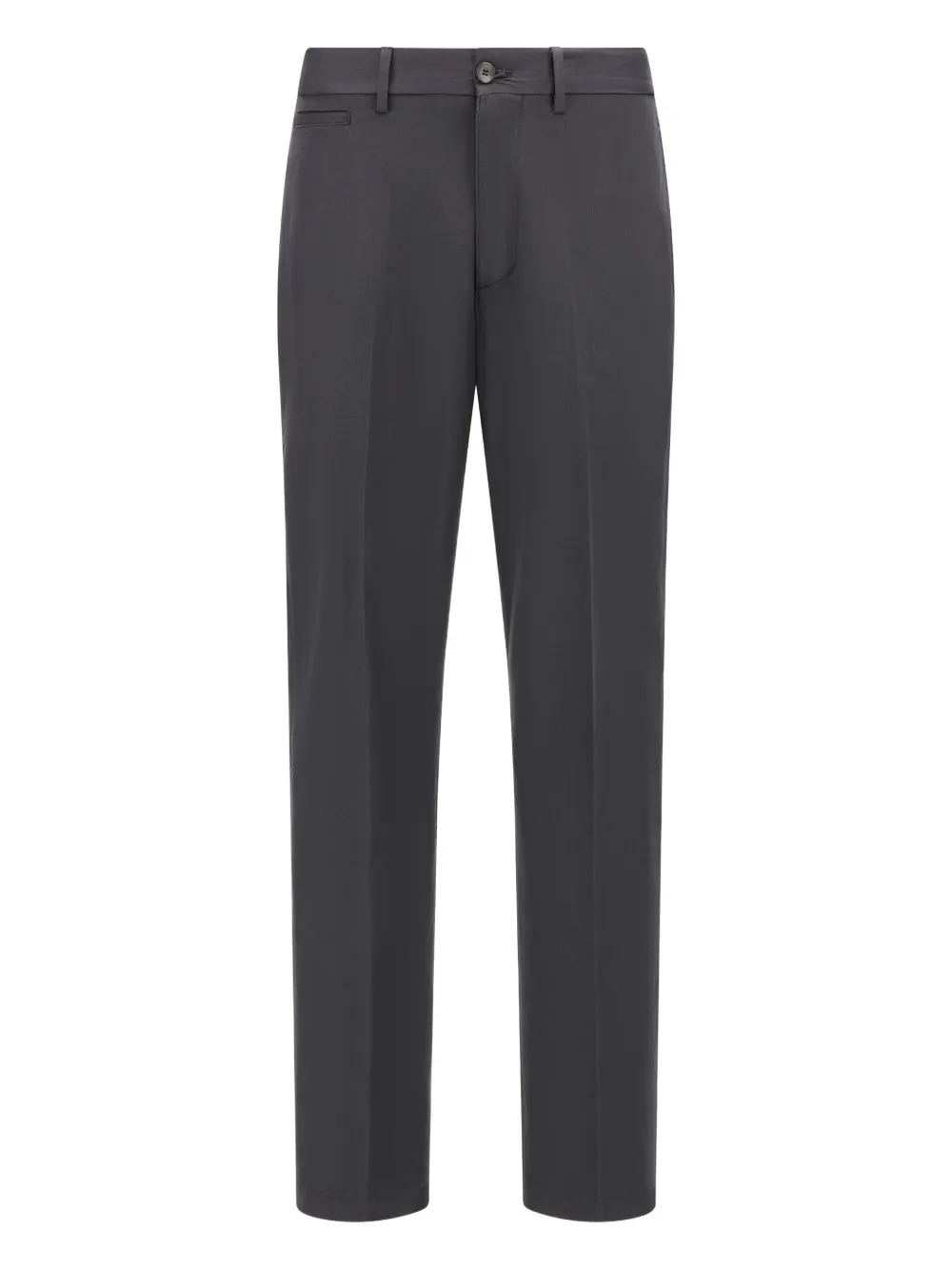 Boggi Milano Stretch Cotton and Linen Trousers - Grigio