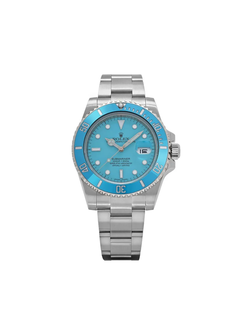 Rolex 2016 pre-owned Submariner Date 40mm - Blu