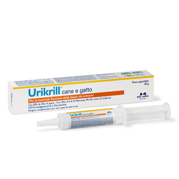 Urikrill pasta appetibile funzione urinaria nbf lanes - 30 gr - spedizione gratis 1° ordine + scegli lo sconto bzr5 / bzr20