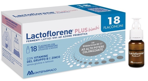Lactoflorene Plus - Bimbi Integratore Di Fermenti Lattici 18 Flaconcini