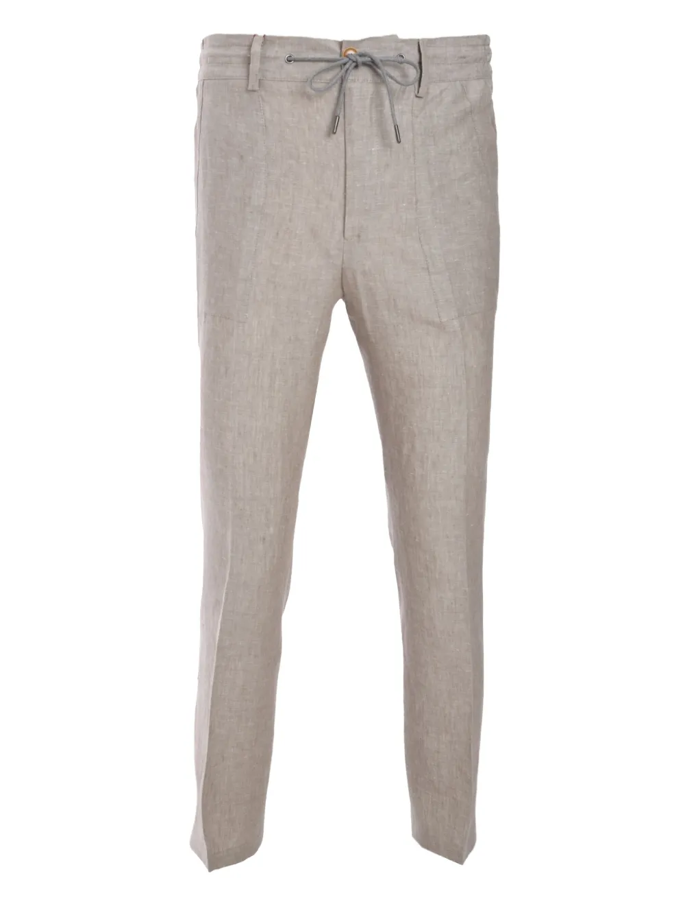 Luciano Barbera linen trousers - Toni neutri