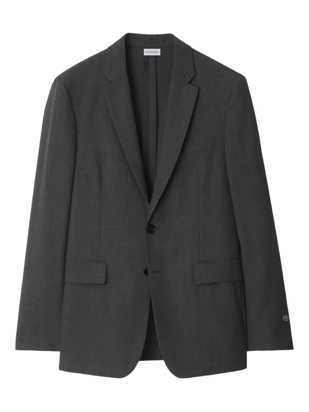 Burberry single-breasted blazer - Grigio
