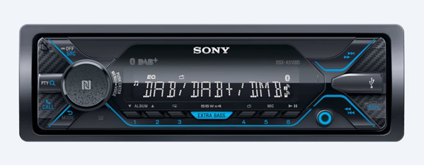 Sony DSX-A510KIT  Autoradio Dab/Dab Plus con usb Nero Bluetooth