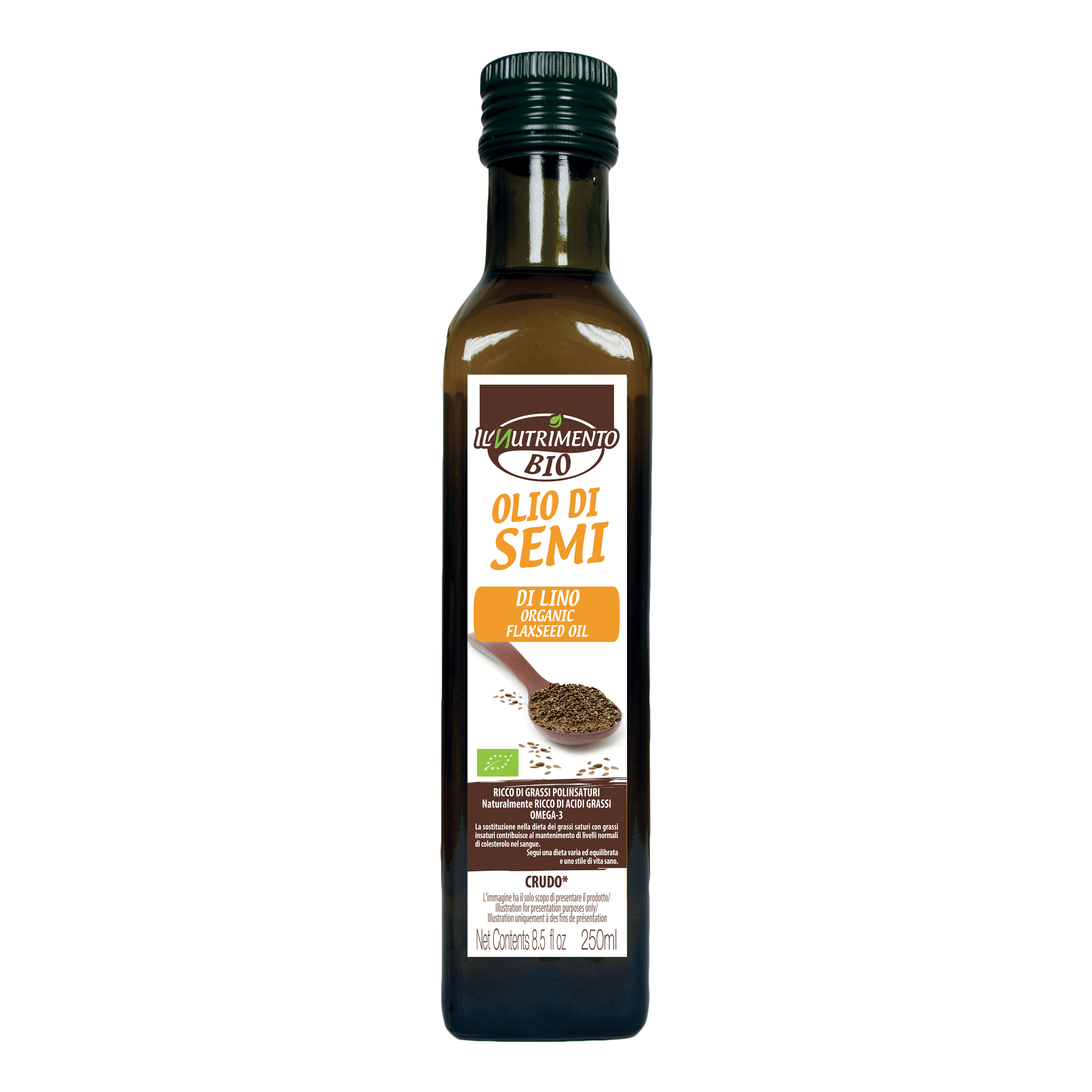 NUT OLIO DI SEMI DI LINO 250ML
