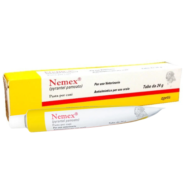 Nemex vermifugo in pasta zoetis - tubetto da 24 gr - spedizione gratis 1° ordine + scegli lo sconto bzr5 / bzr20