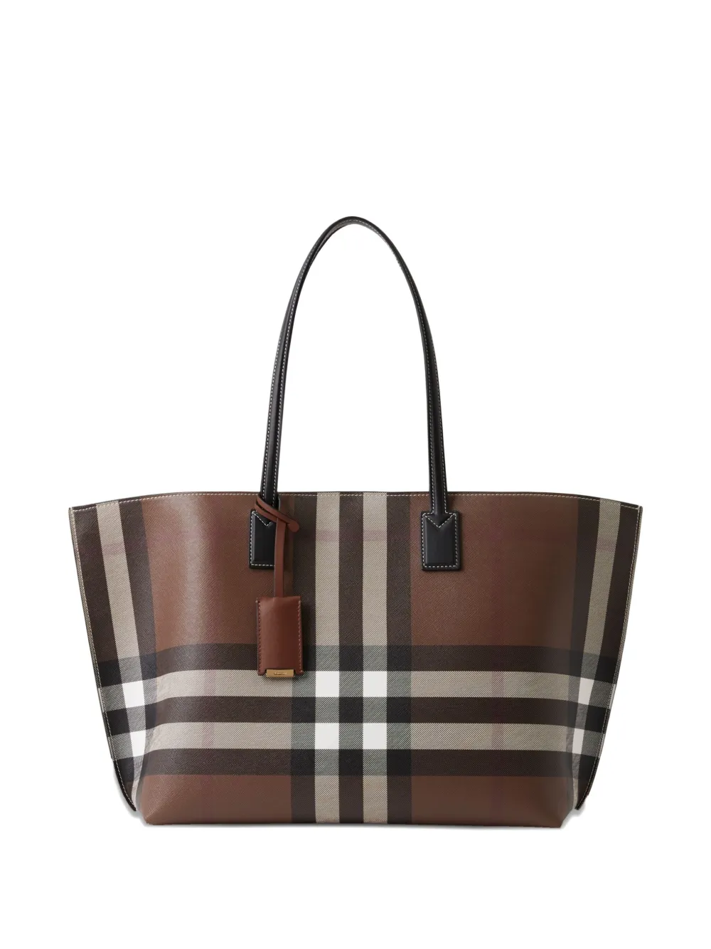 Burberry medium Check tote bag - Marrone