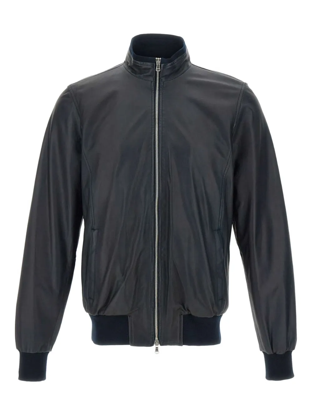 Barba leather jacket - Nero