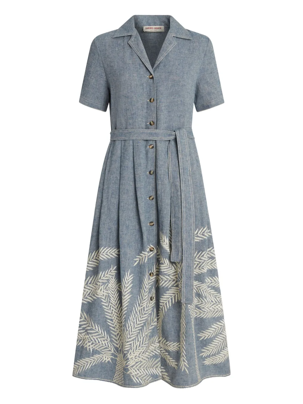 Emporio Sirenuse Claudia shirt dress - Blu