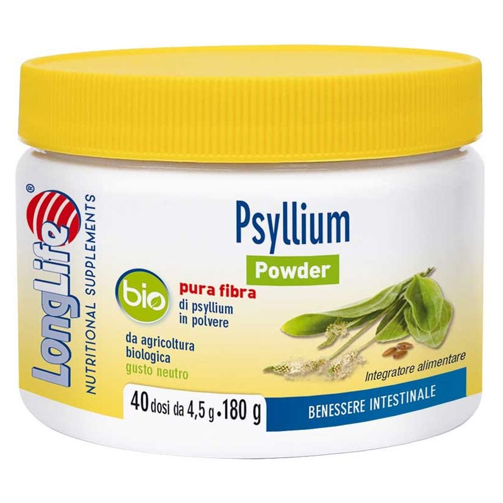 LongLife Psyllium Polvere 180 g per soluzione orale