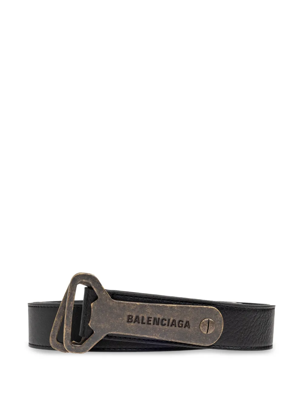 Balenciaga Cintura con logo - Nero
