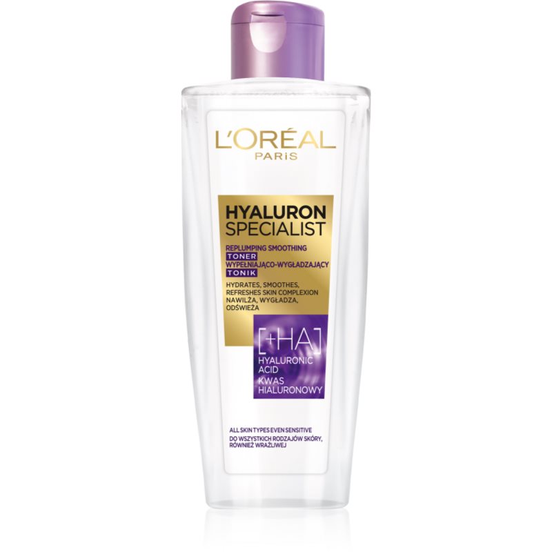 L’Oréal Paris Hyaluron Specialist Lozione Tonica Lisciante Con Acido Ialuronico 200 Ml