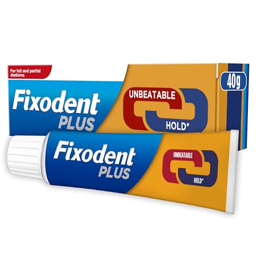 Fixodent Plus Dual Power - Adesivo Per Denti, 40 G