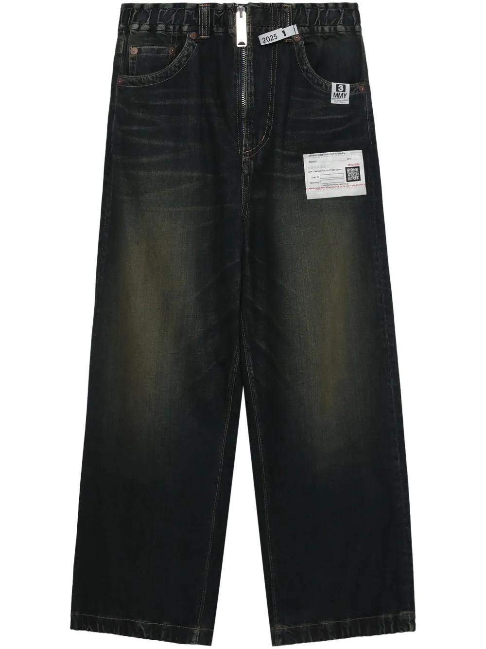 Maison MIHARA YASUHIRO Jeans Amateur Sewn - Blu