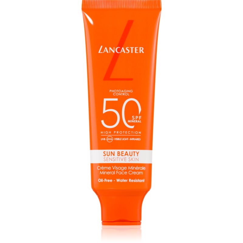 Lancaster Sun Beauty Mineral Face Cream Crema Abbronzante Per Il Viso Spf 50 50 Ml