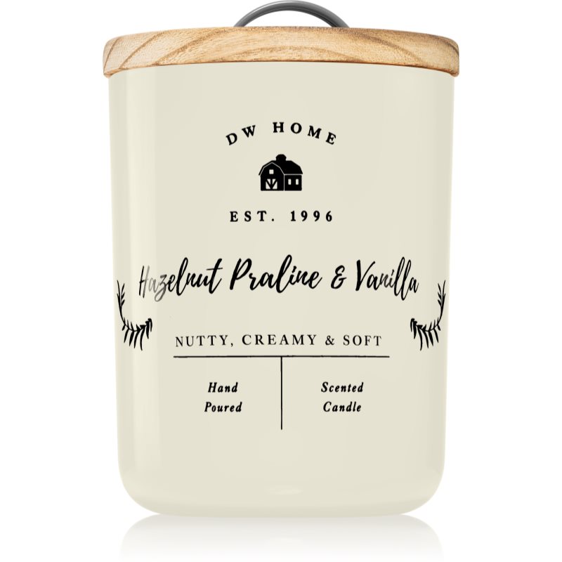 Dw Home Farmhouse Hazelnut Praline & Vanilla Candela Profumata 434 G