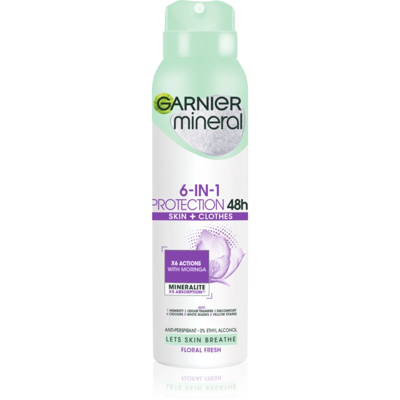 Garnier Mineral 5 Protection Antitraspirante Spray Senza Alcool 150 Ml