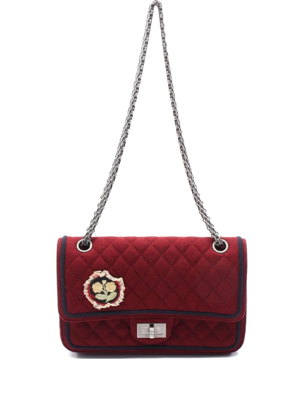 CHANEL Pre-Owned 2015-2016 2.55 Matelasse handbag - Rosso