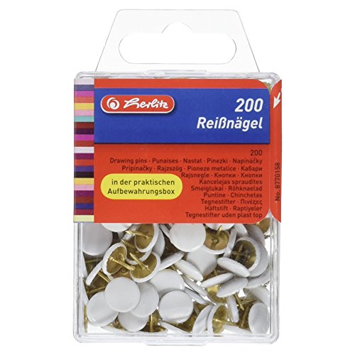 Pelikan Reiãÿnagel Rund Metall Weiãÿ Kunstoffummantelt 200 St