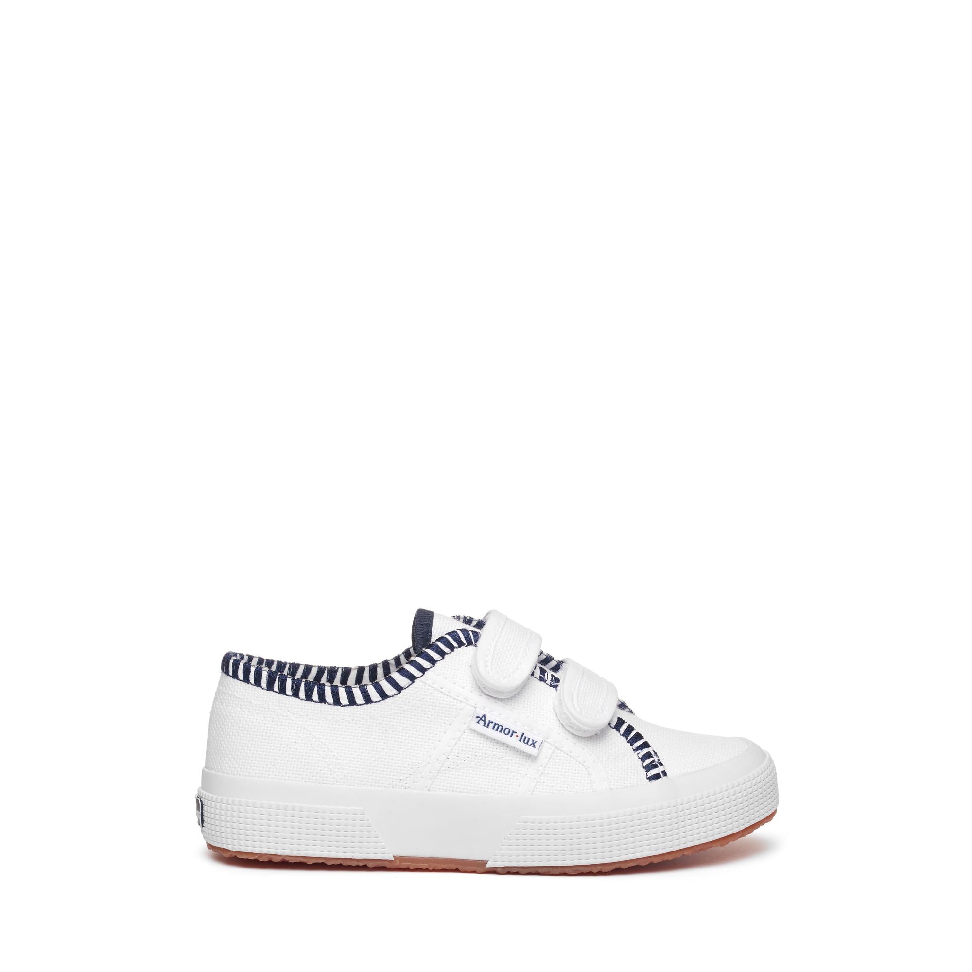 Superga 2750 Kids Straps Cotton Embroidery Line - Scarpe - Sneakers - Bianco - Unisex -  23
