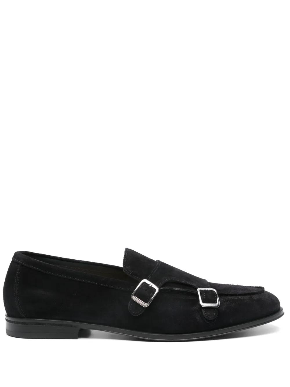 Doucal's suede monk shoes - Blu