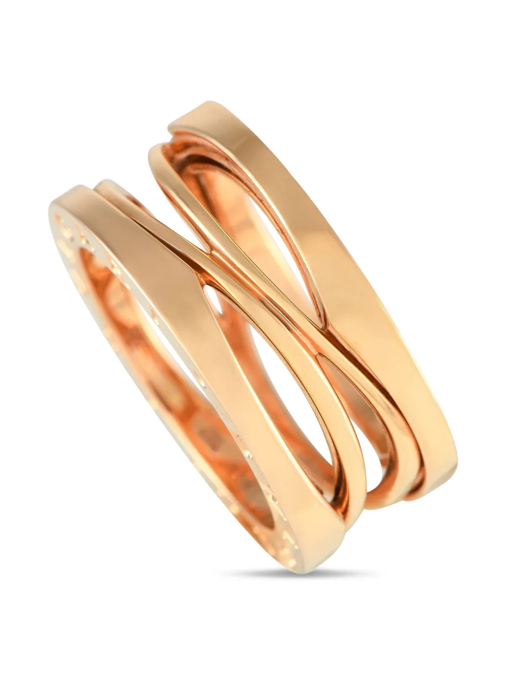 Bvlgari Pre-Owned Anello B.zero1 in oro rosa 18kt