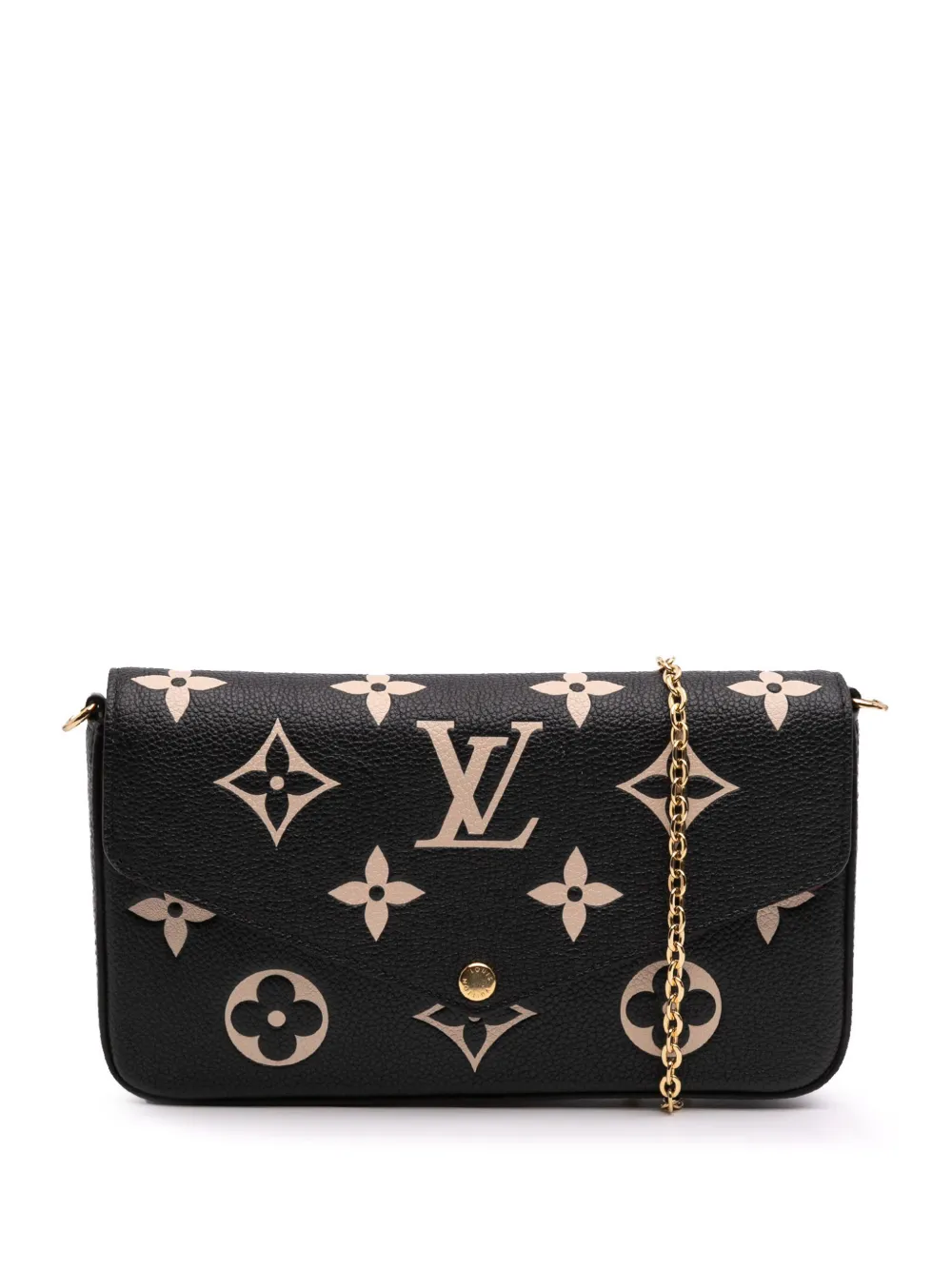 Louis Vuitton Pre-Owned 2021-2025 Monogram Empriente Bicolor Pochette Felicie crossbody bag - Nero