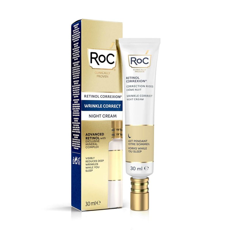 RETINOL CORREXION® Wrinkle Correct Crema Intensiva Notte ROC 30ml