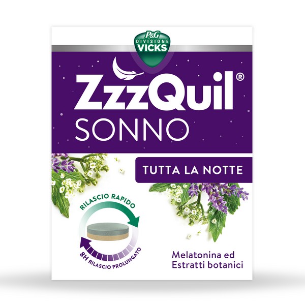 Vicks ZZZQuil Sonno Tutta La Notte 28 Compresse