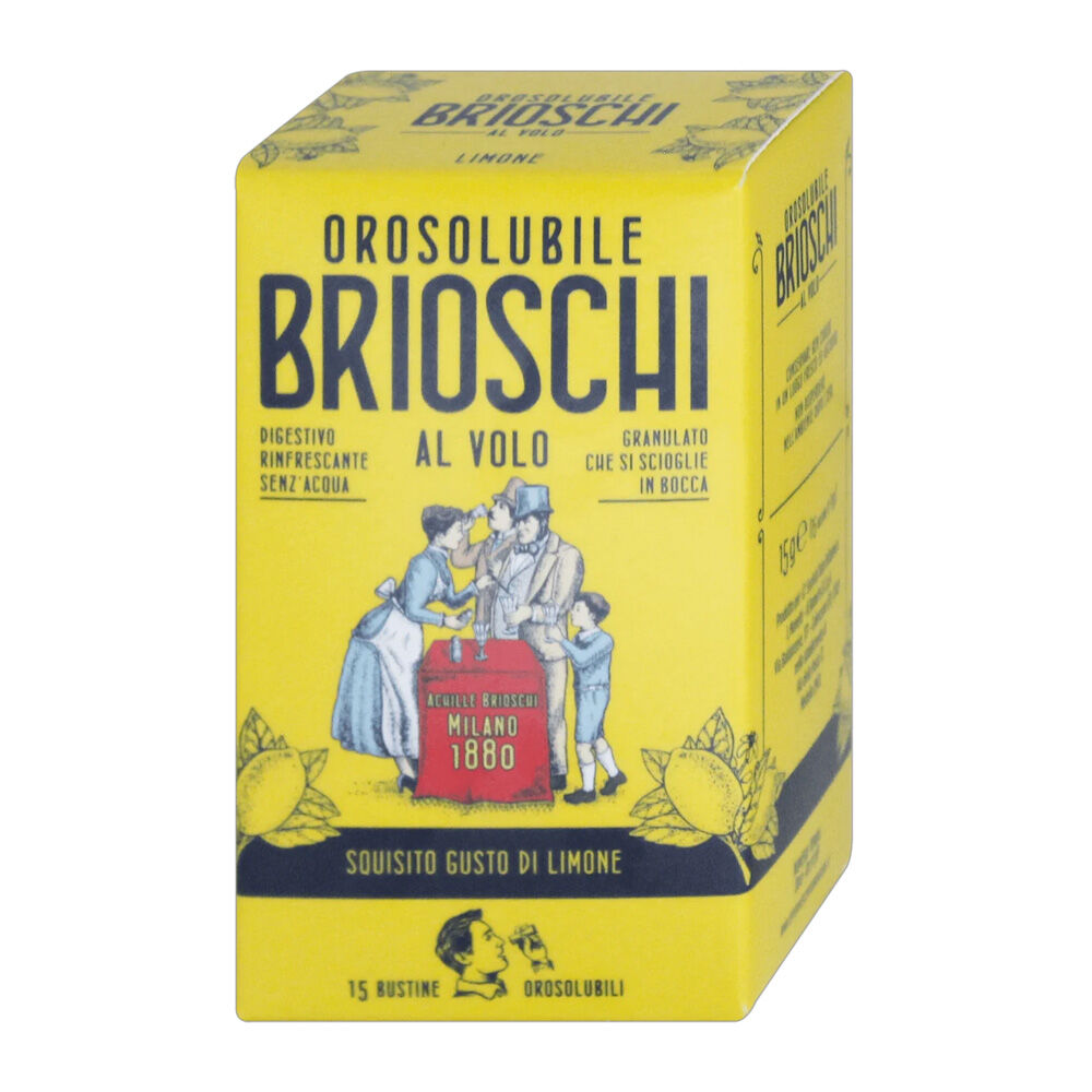 Brioschi Orosolubile Limone 15 bustine - -