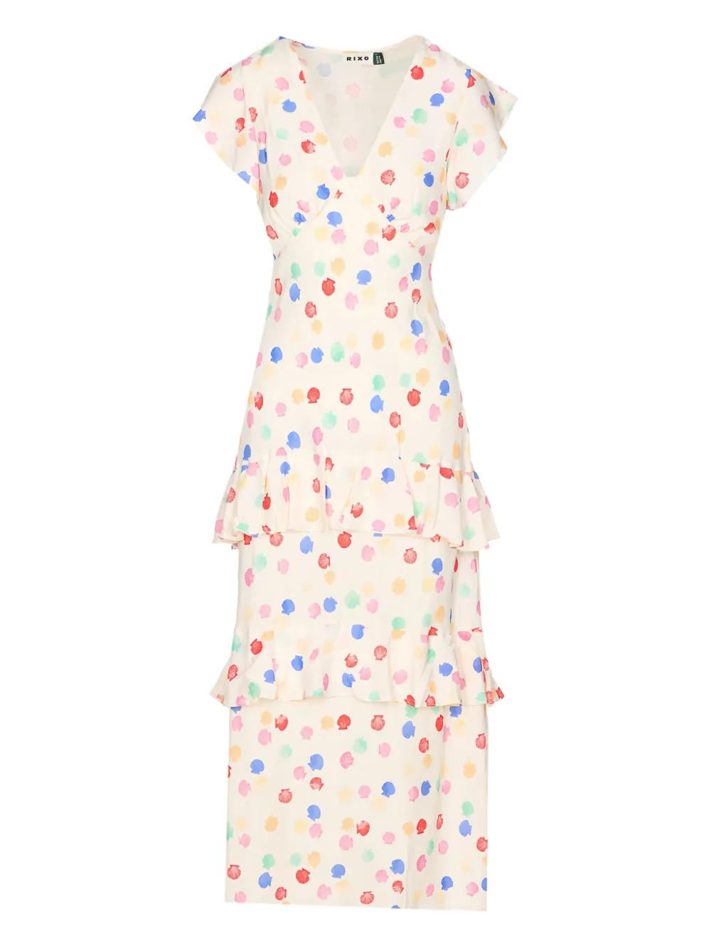 Rixo Meena ruffled dress - Toni neutri