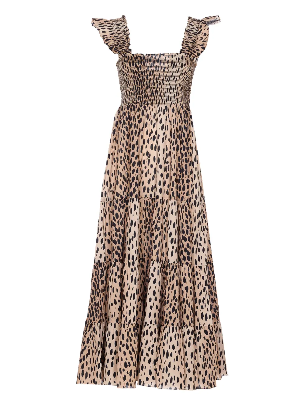 Rixo Kendall cotton dress - Marrone