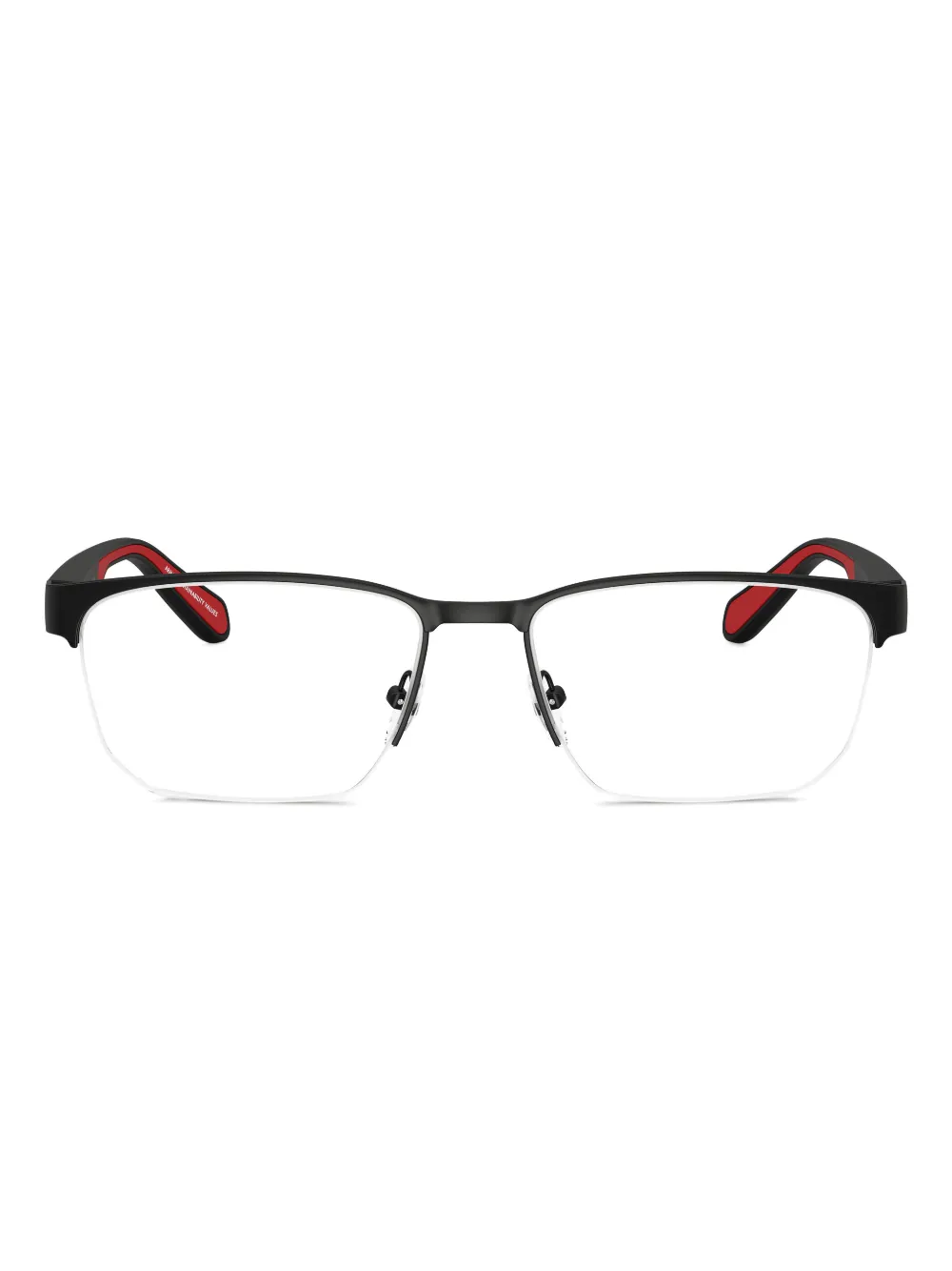 Emporio Armani rectangle-frame glasses - Nero