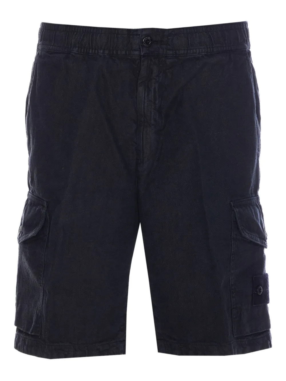 Stone Island flax cargo shorts - Blu