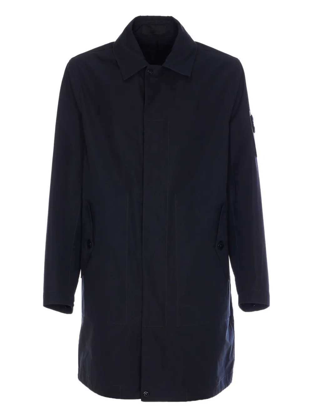 Stone Island weatherproof trench coat - Blu