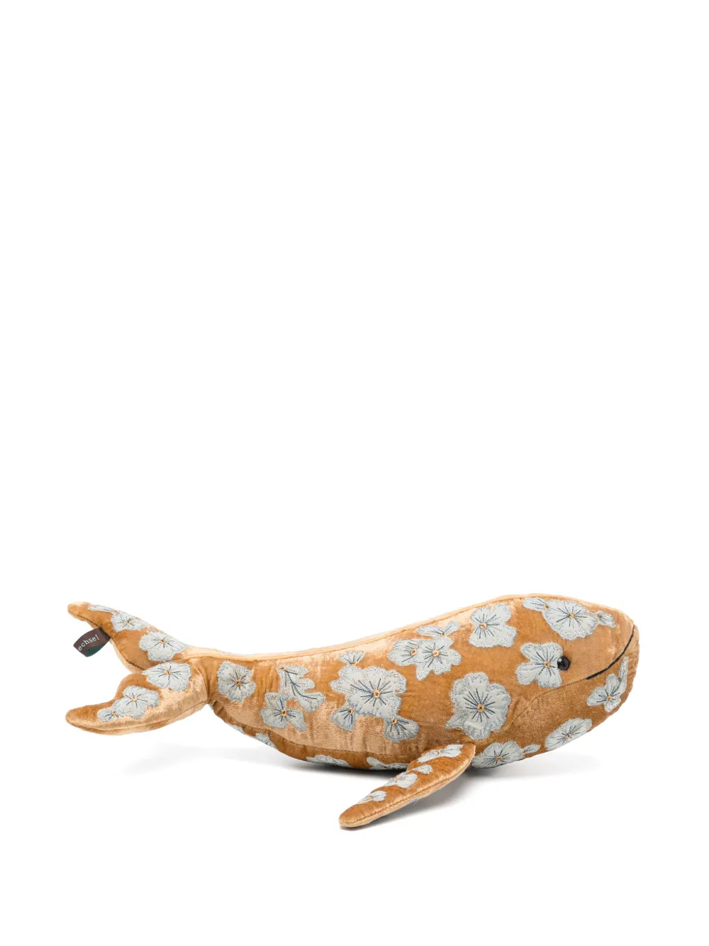Anke Drechsel whale embroidered soft toy - Marrone