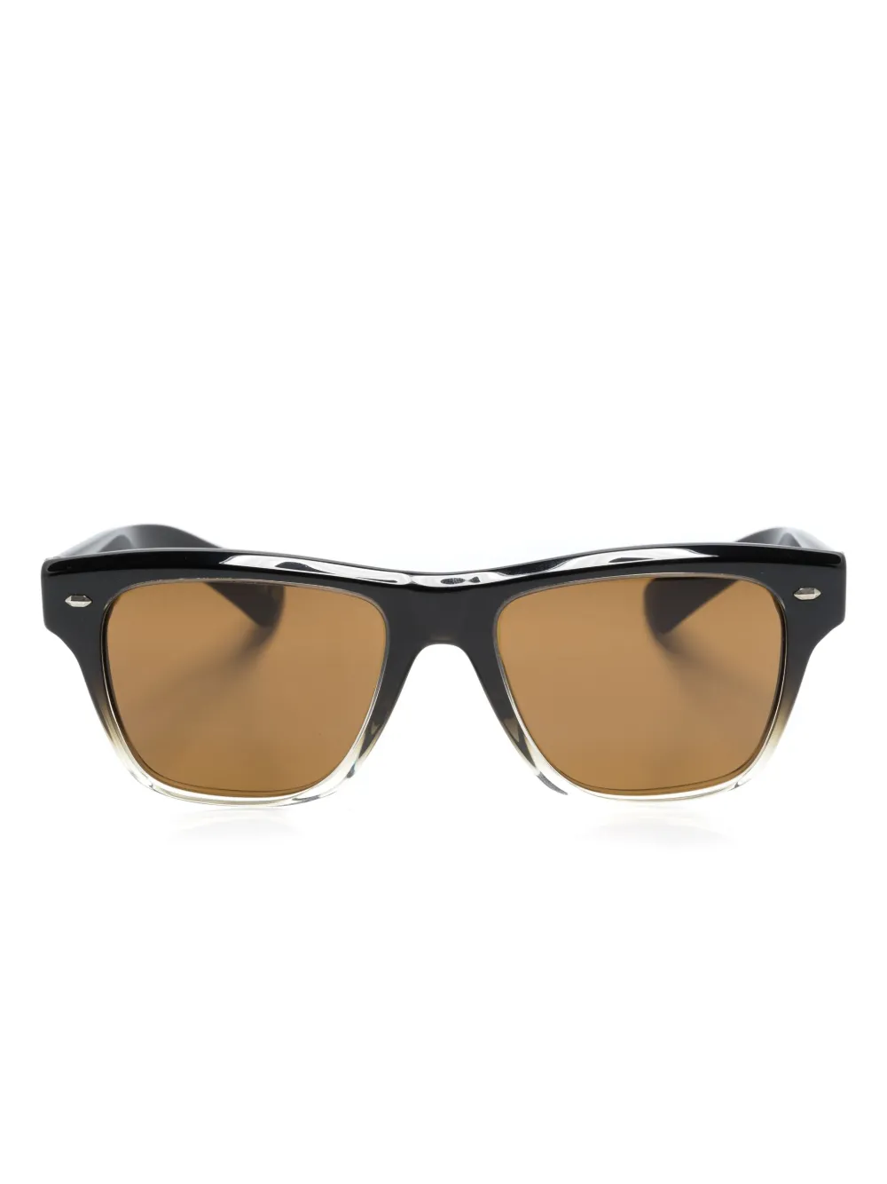 Oliver Peoples Occhiali da sole squadrati Oliver Sixties Sun - Nero