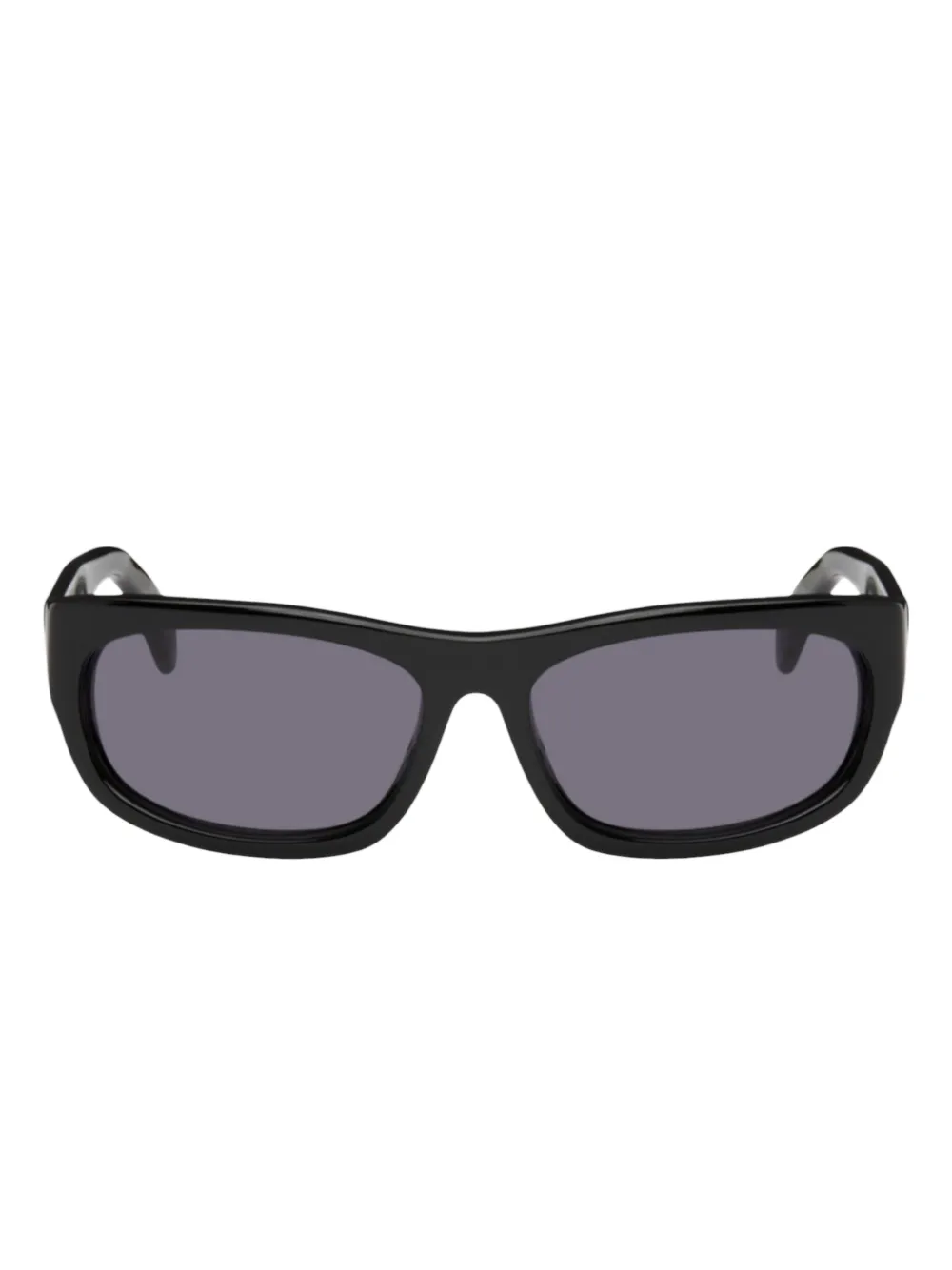Spencer Badu oval-frame sunglasses - Nero