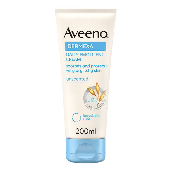 Aveeno Dermexa Crema Idratante Per Pelle Molto Secca E Con Prurito, Adatto Per Pelle Con Tendenza Atopica E Soggetta A Eczema, Senza Profumo 200 Ml