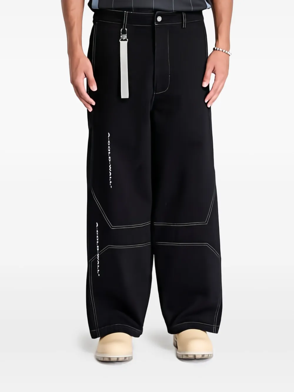 A-COLD-WALL* wide-leg jeans - Nero