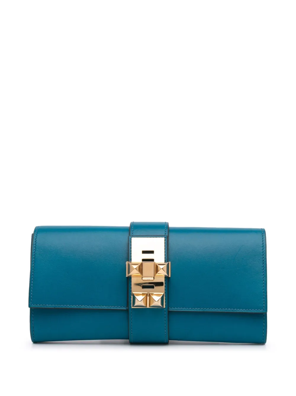 Hermès Pre-Owned 2013 Tadelakt Medor 23 clutch bag - Blu