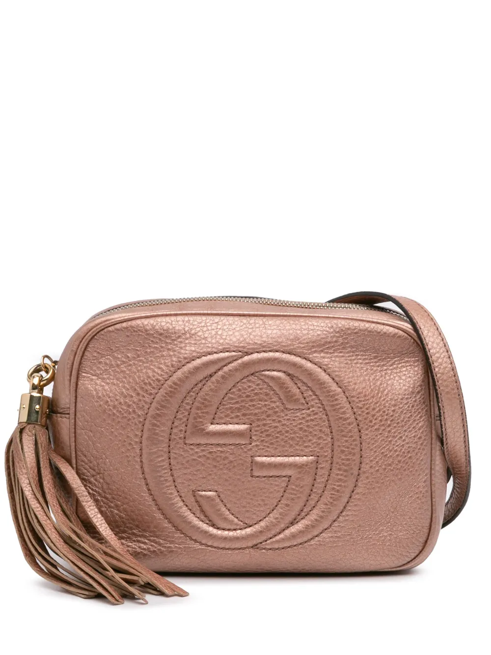 Gucci Pre-Owned 2016-2024 Leather Soho Disco crossbody bag - Oro