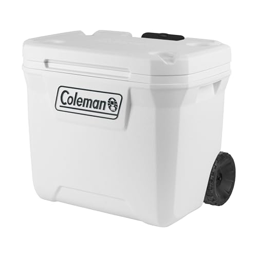 Coleman Marine Xtreme 50Qt Frigorifero Con Ruote | 47L Scatola Di Ghiaccio Ad Alte Prestazioni | Isolamento Completo In Schiuma Pu | Mantiene Fresco P
