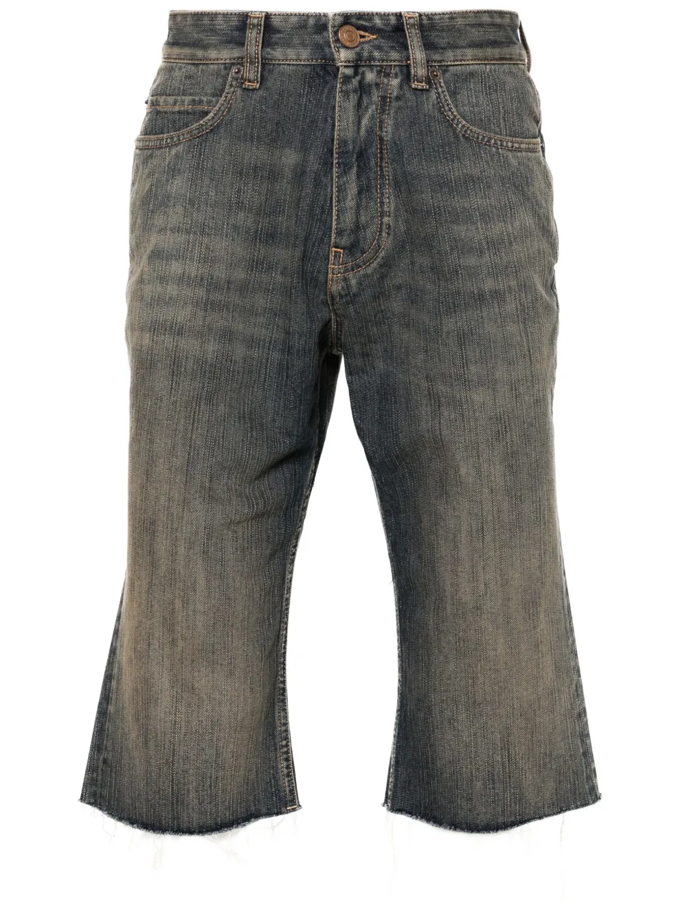 Balenciaga Bermuda denim - Blu