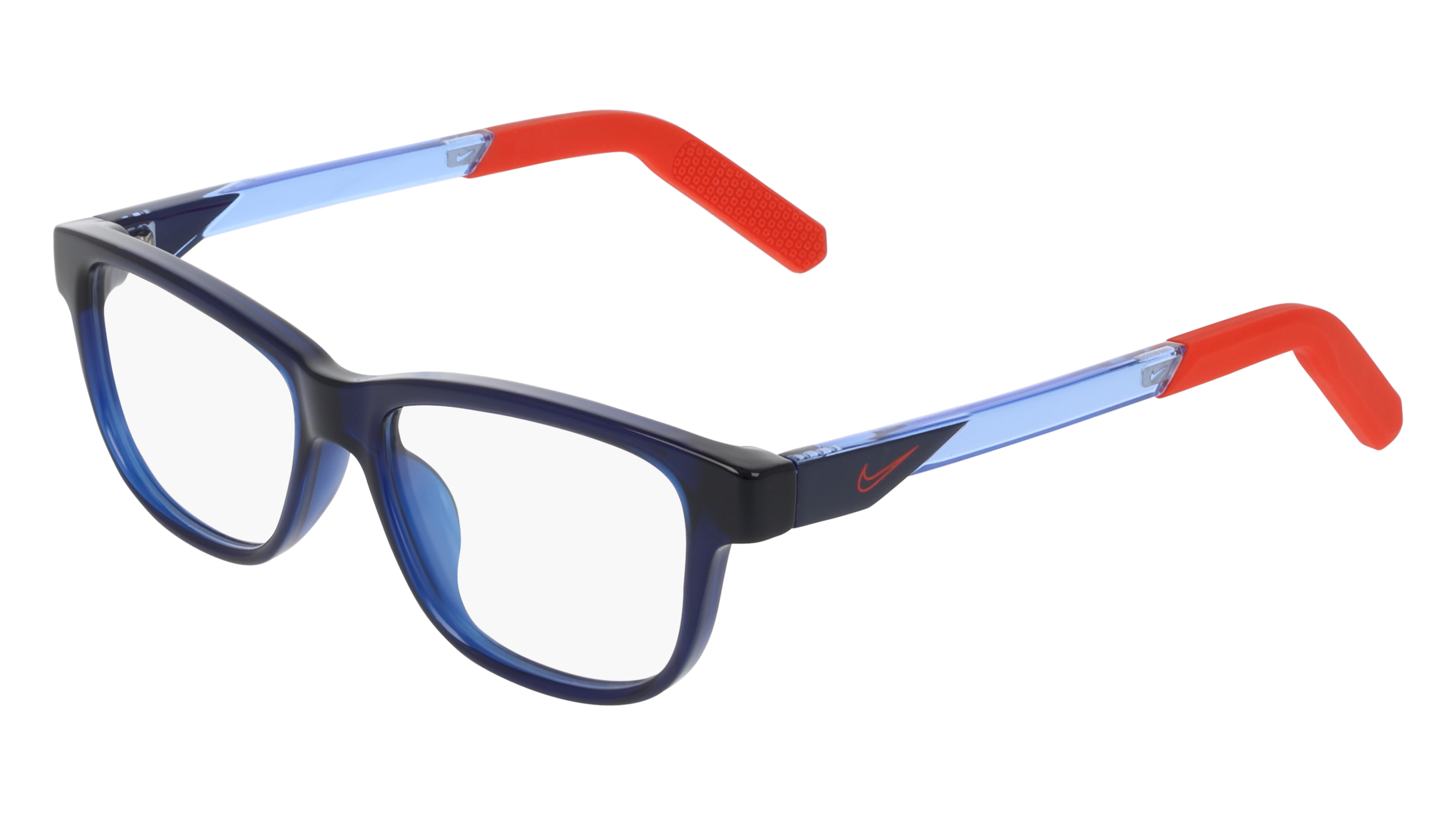 Nike Junior Nike 5065 410 Montature Da Vista Bio-Iniettato Blu  Squadrata Normale