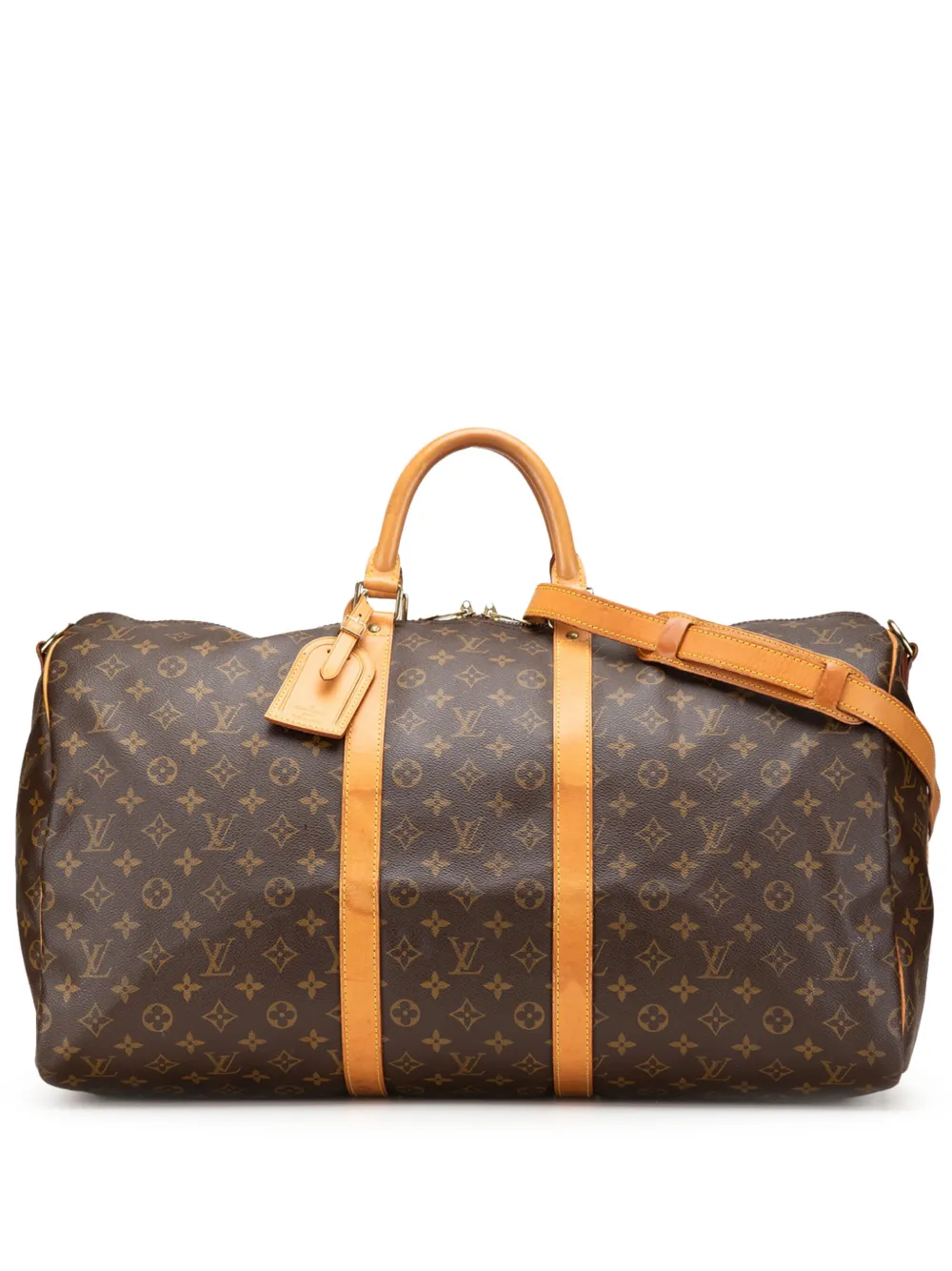 Louis Vuitton Pre-Owned 1997 Monogram Keepall Bandouliere 55 travel bag - Marrone