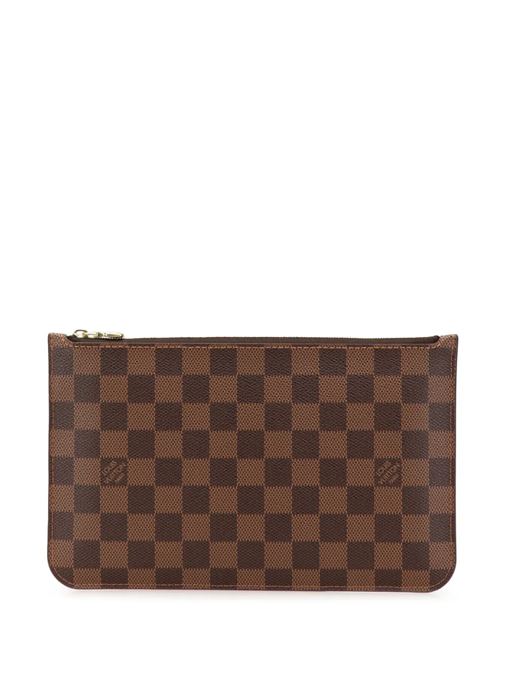 Louis Vuitton Pre-Owned 2015 Damier Ebene Neverfull MM pouch - Marrone