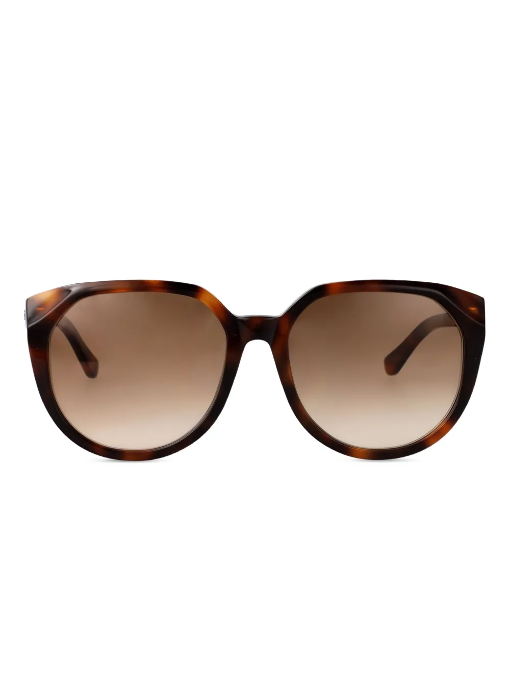 Chloé Eyewear tortoiseshell oversized sunglasses - Marrone