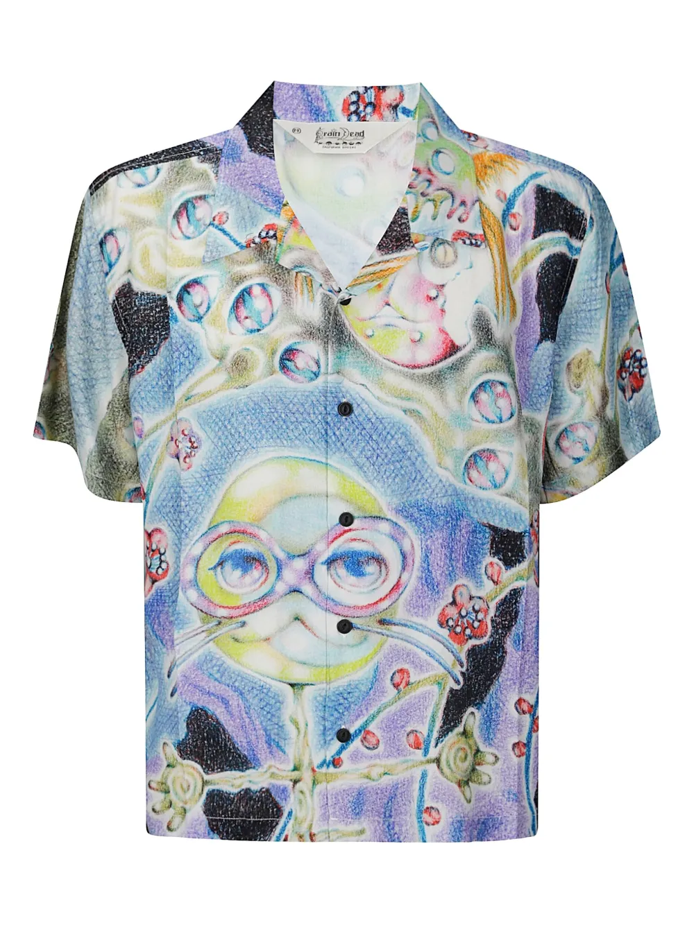 Brain Dead Aspen Eyes shirt - Blu