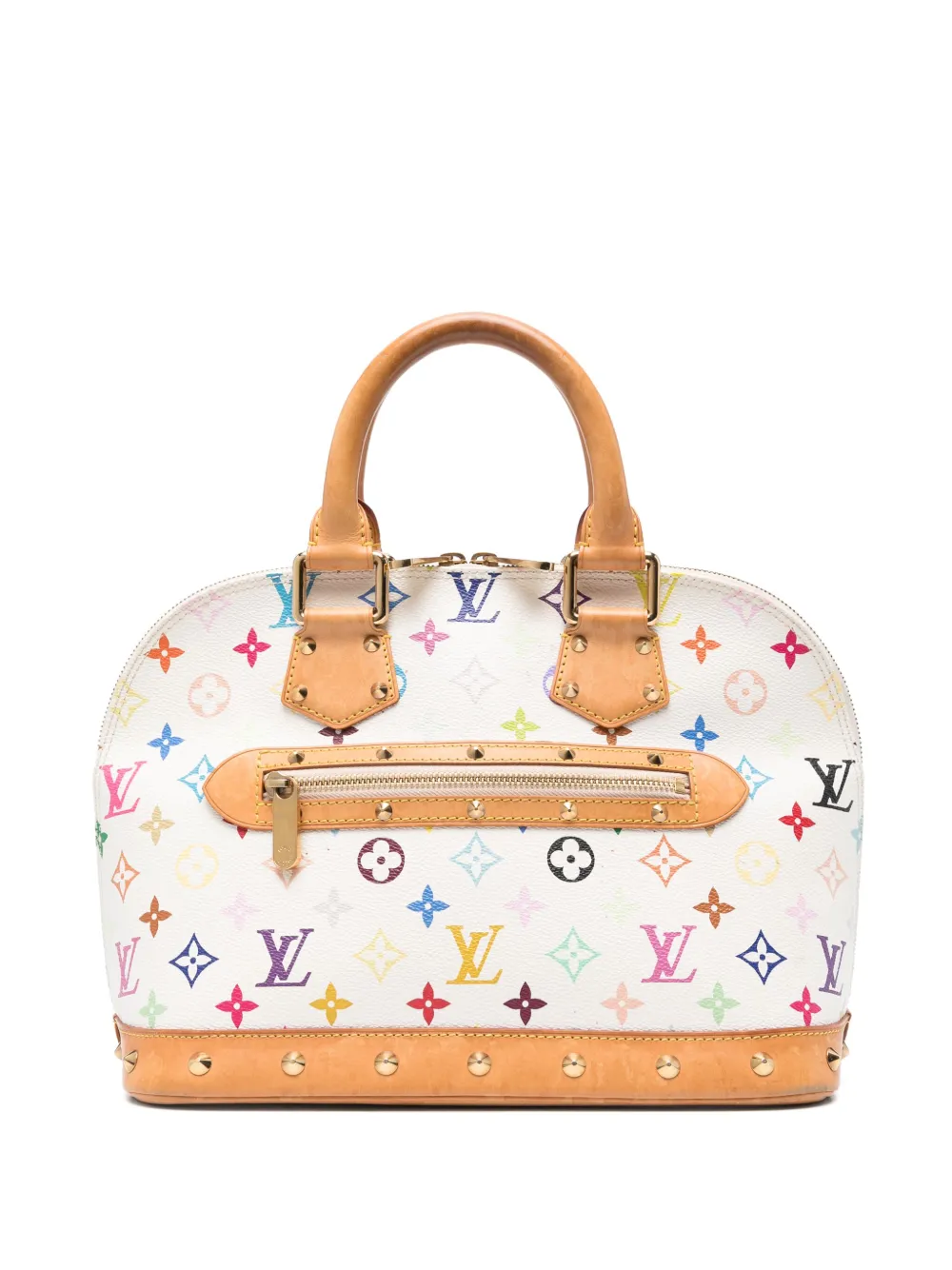 Louis Vuitton Pre-Owned x Takashi Murakami Borsa tote Alma - Bianco
